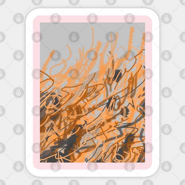 Orangey Sea Sticker by jen28